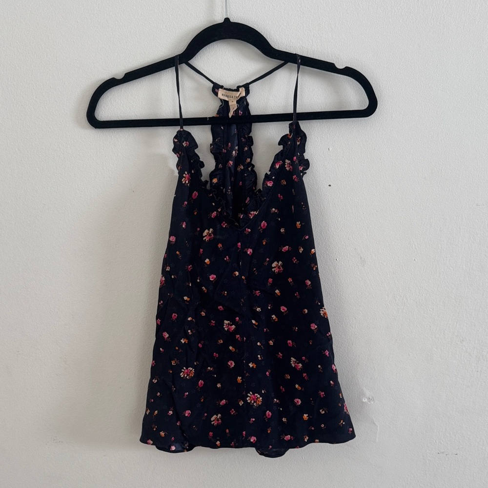 Rebecca Taylor Floral Silk Top